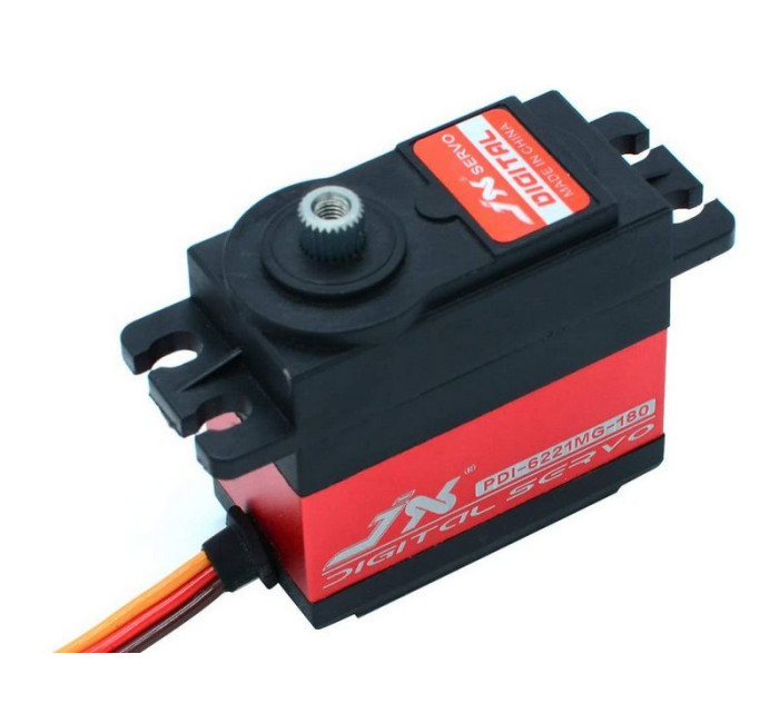 Сервопривод 20 кг цифровой JX Servo PDI-6221MG-180 (62г|20.32|0.16|6V) стандартный - PDI-6221MG-180 Сервопривод 20 кг цифровой JX Servo PDI-6221MG-180 (62г|20.32|0.16|6V) стандартный - PDI-6221MG-180