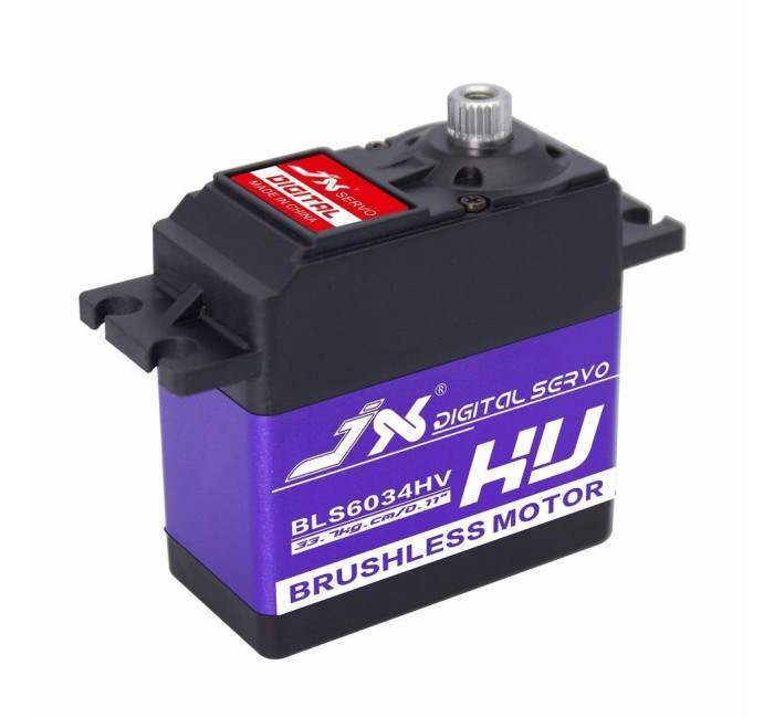 Сервопривод 33,7 кг JX Servo стандартный бесколлекторный цифровой с металлическими шестернями JX-BLS6034HV Сервопривод 33,7 кг JX Servo стандартный бесколлекторный цифровой с металлическими шестернями JX-BLS6034HV